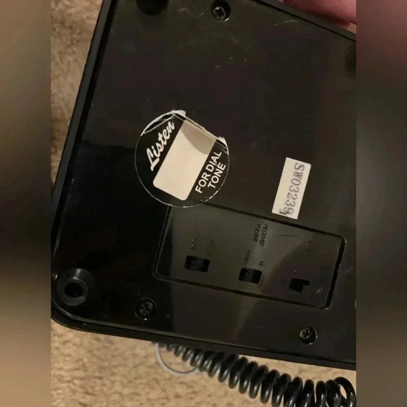 Black 50s Classic Desk Phone - Picture 7 of 10